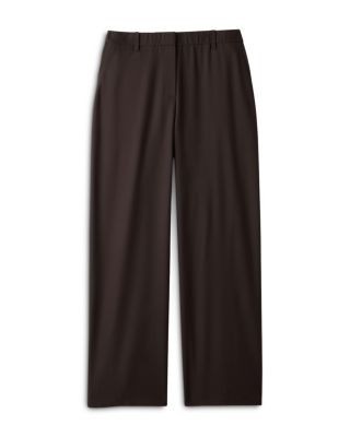 Eileen Fisher Pleated Cropped Wide Leg Pants