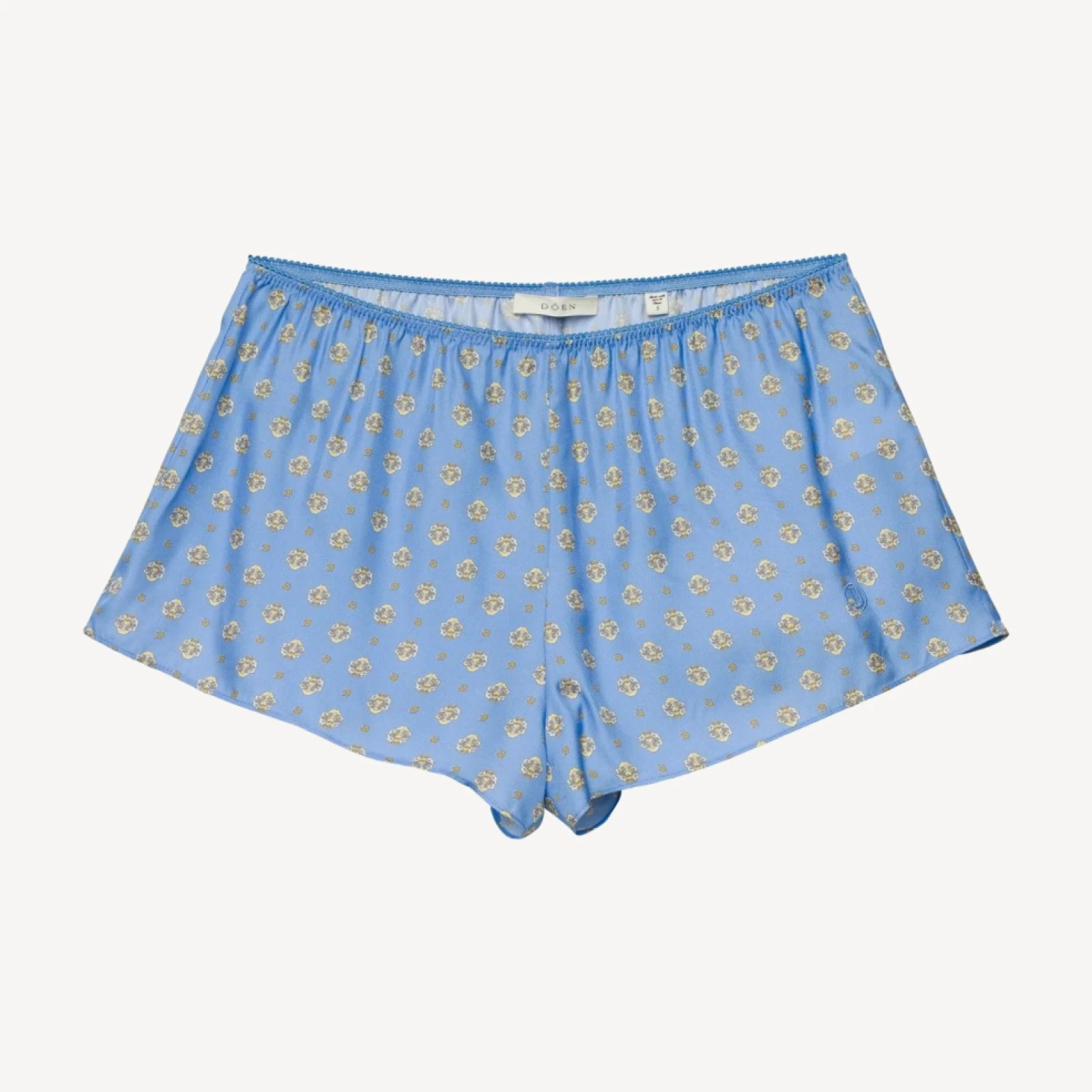 THELMA SHORT -- PERIWINKLE CADIZ FOULARD