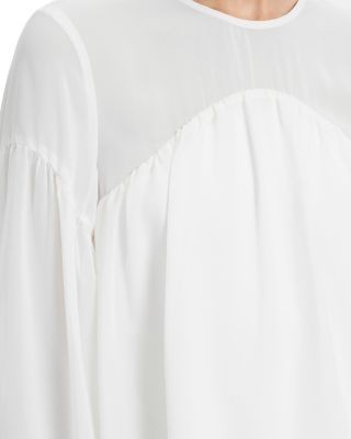 French Connection Marina Curved Yoke Top