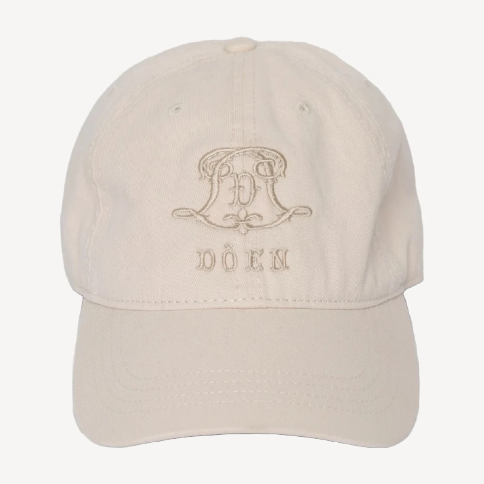CLARO BASEBALL HAT -- CREAM COTTON