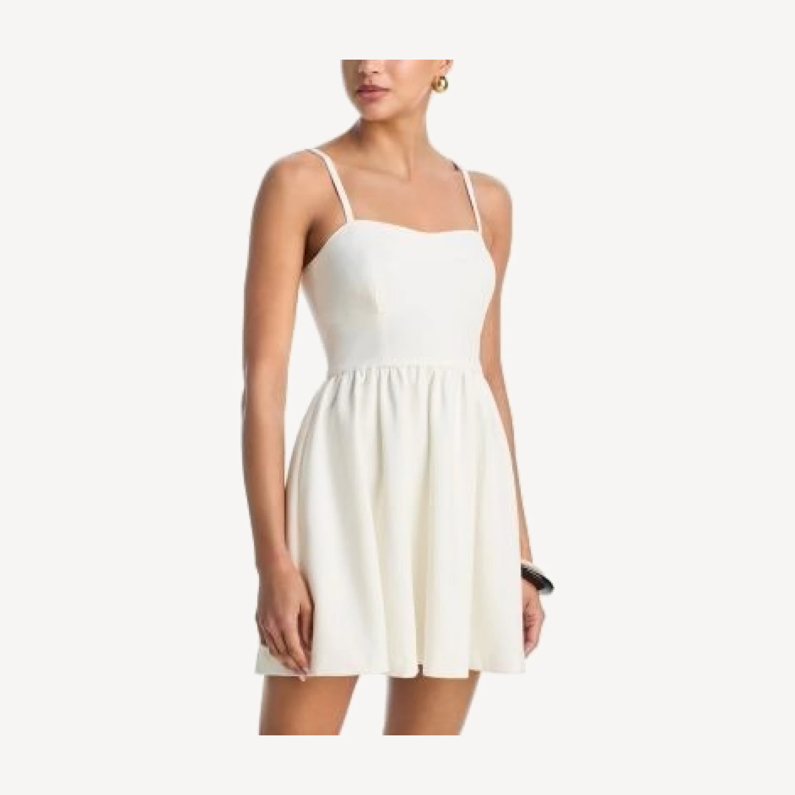 French Connection Whisper Multi Seam Strappy Mini Dress