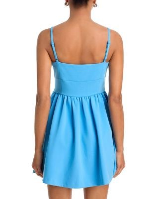 French Connection Whisper Multi Seam Strappy Mini Dress