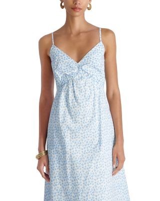 French Connection Rhodes Poplin Stacey Fleur Midi Dress