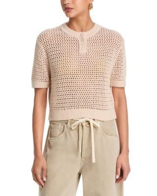French Connection Teddy All Over Knit Top
