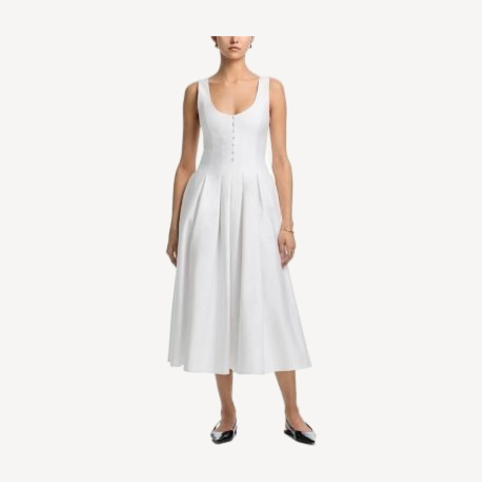 French Connection Sateen Midi Dress