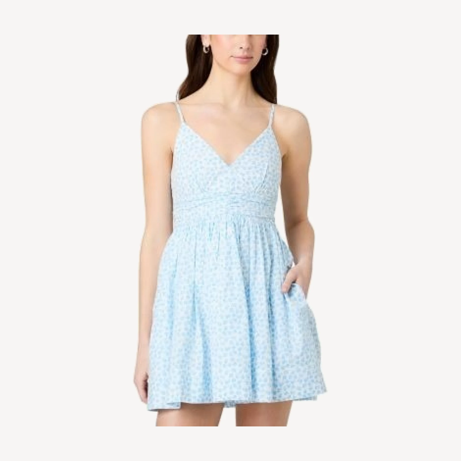 French Connection Rhodes Ruched Mini Dress