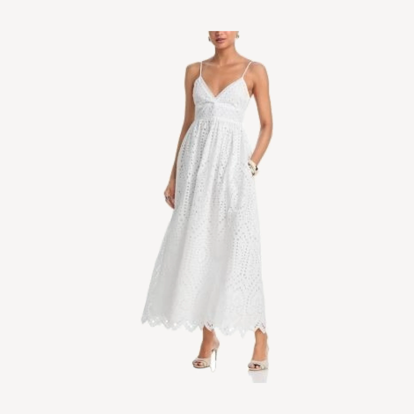 French Connection Trini Eyelet Maxi Dress