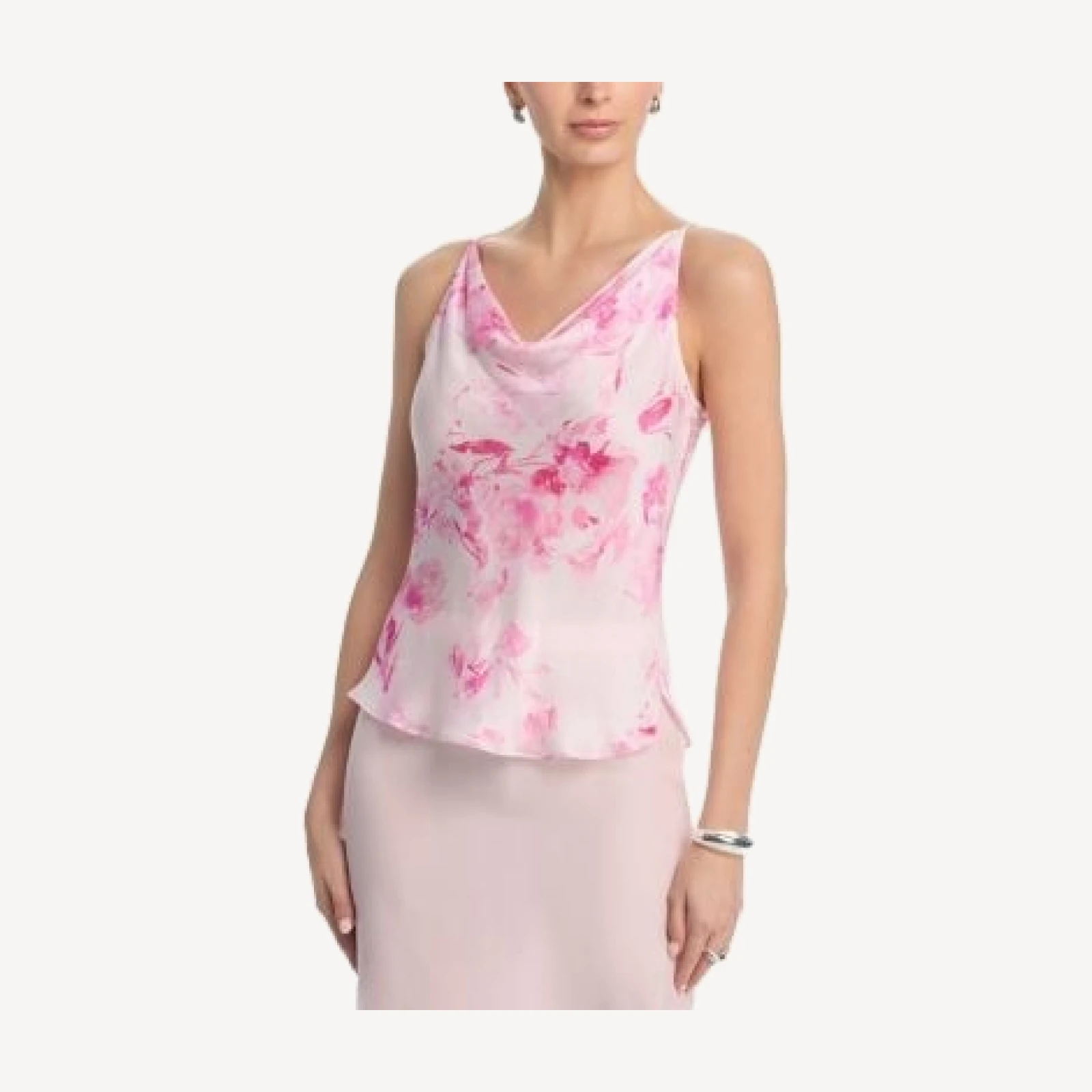 French Connection Sophie Fleur Oona Cowlneck Top