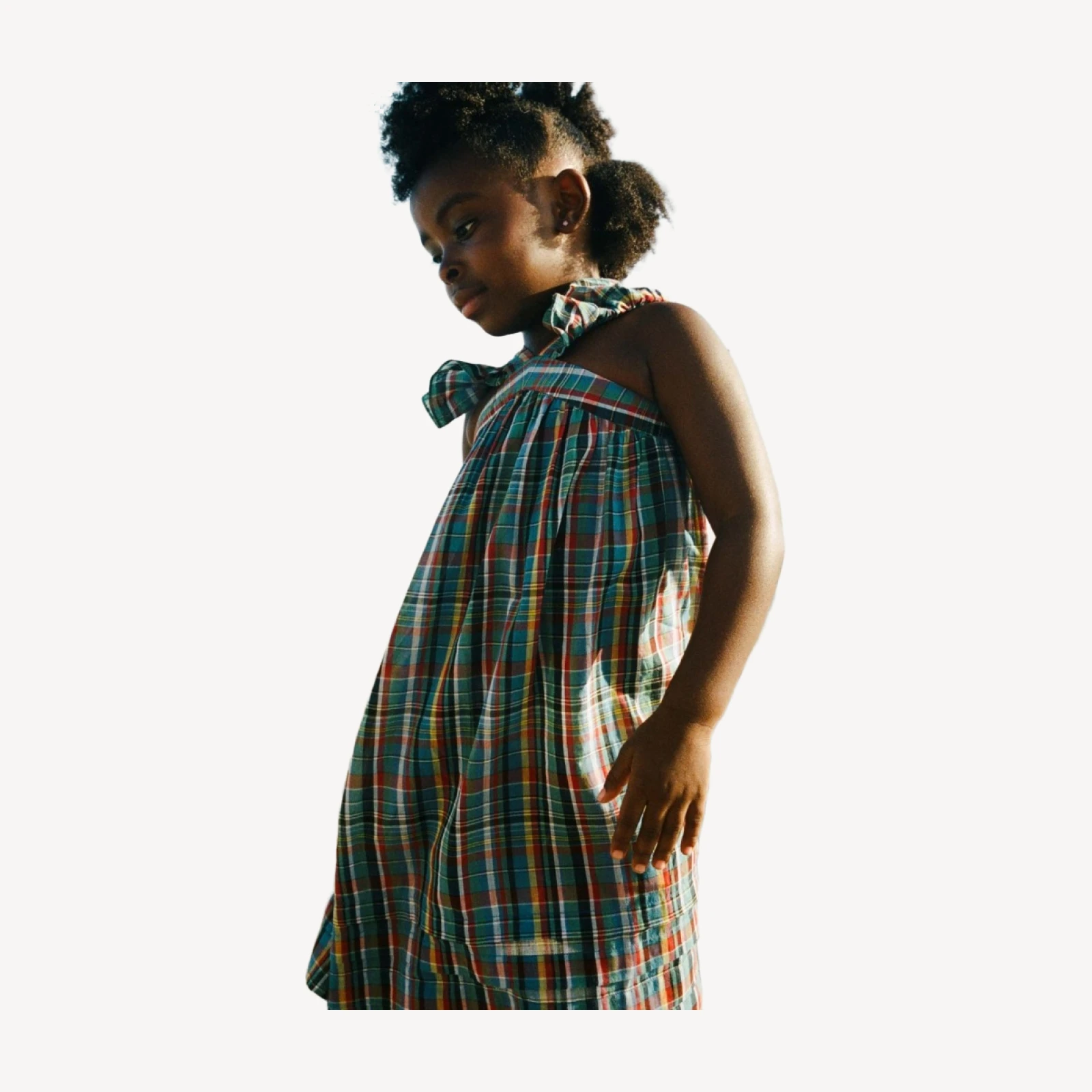 LITTLE NISHA DRESS -- ALDERBROOK PLAID