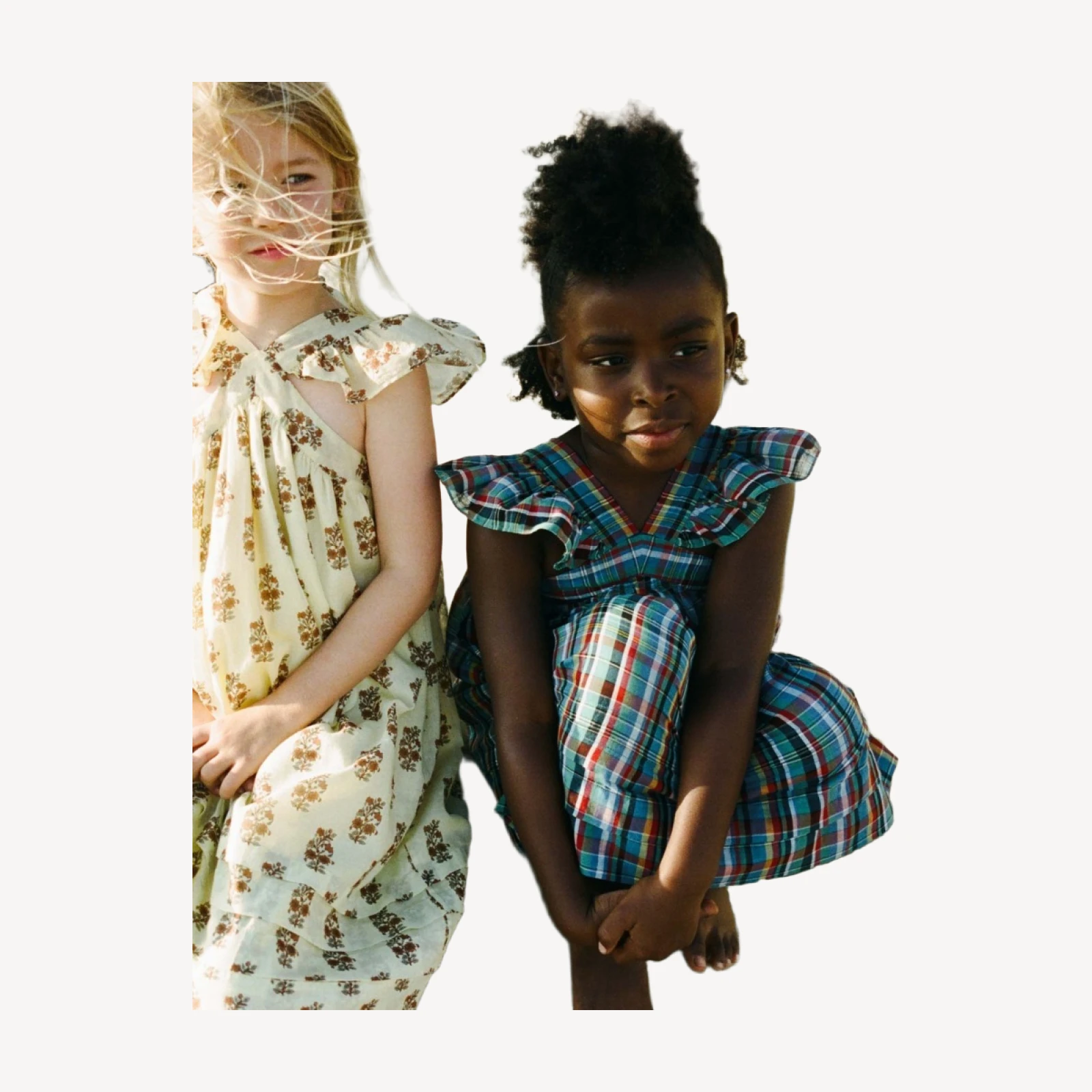 LITTLE NISHA DRESS -- ALDERBROOK PLAID