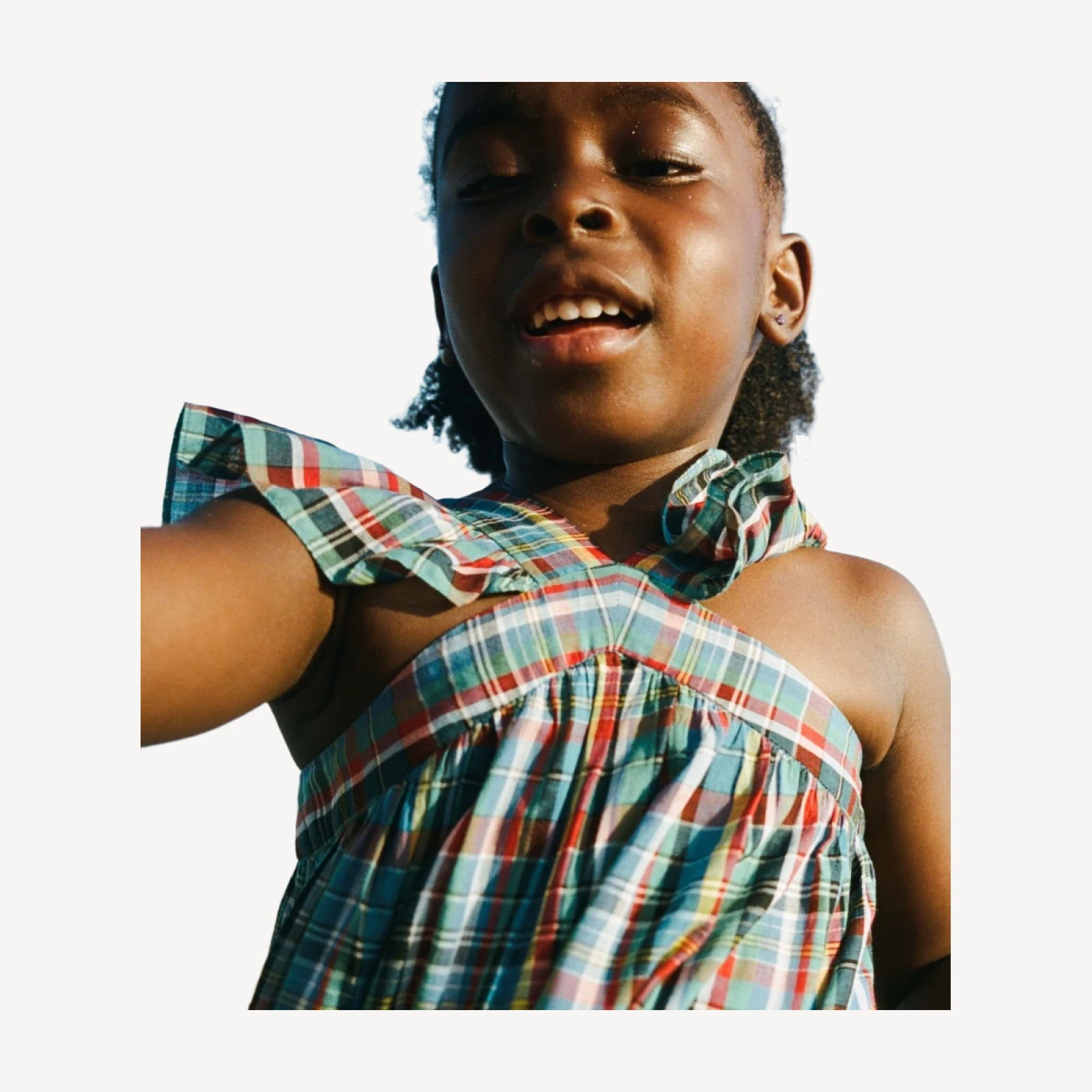 LITTLE NISHA DRESS -- ALDERBROOK PLAID