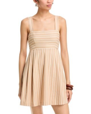 French Connection Aspen Striped Babydoll Mini Dress