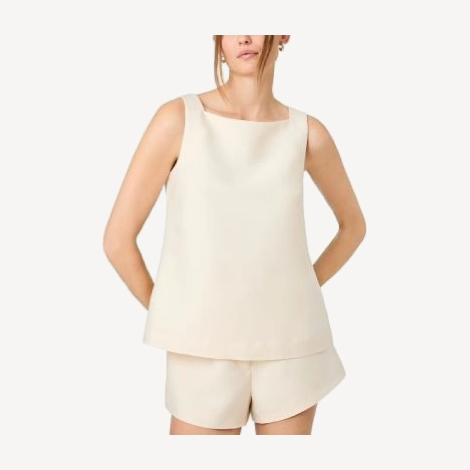 French Connection Struct Taff Sleeveless Aline Top