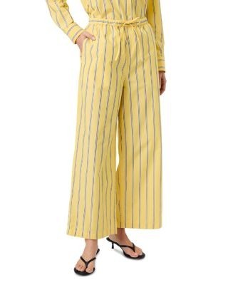 French Connection Rhodes Poplin Nico Stripe Drawstring Pants