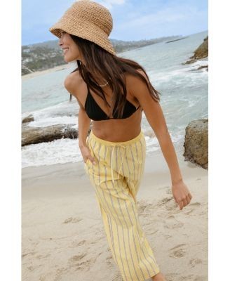 French Connection Rhodes Poplin Nico Stripe Drawstring Pants