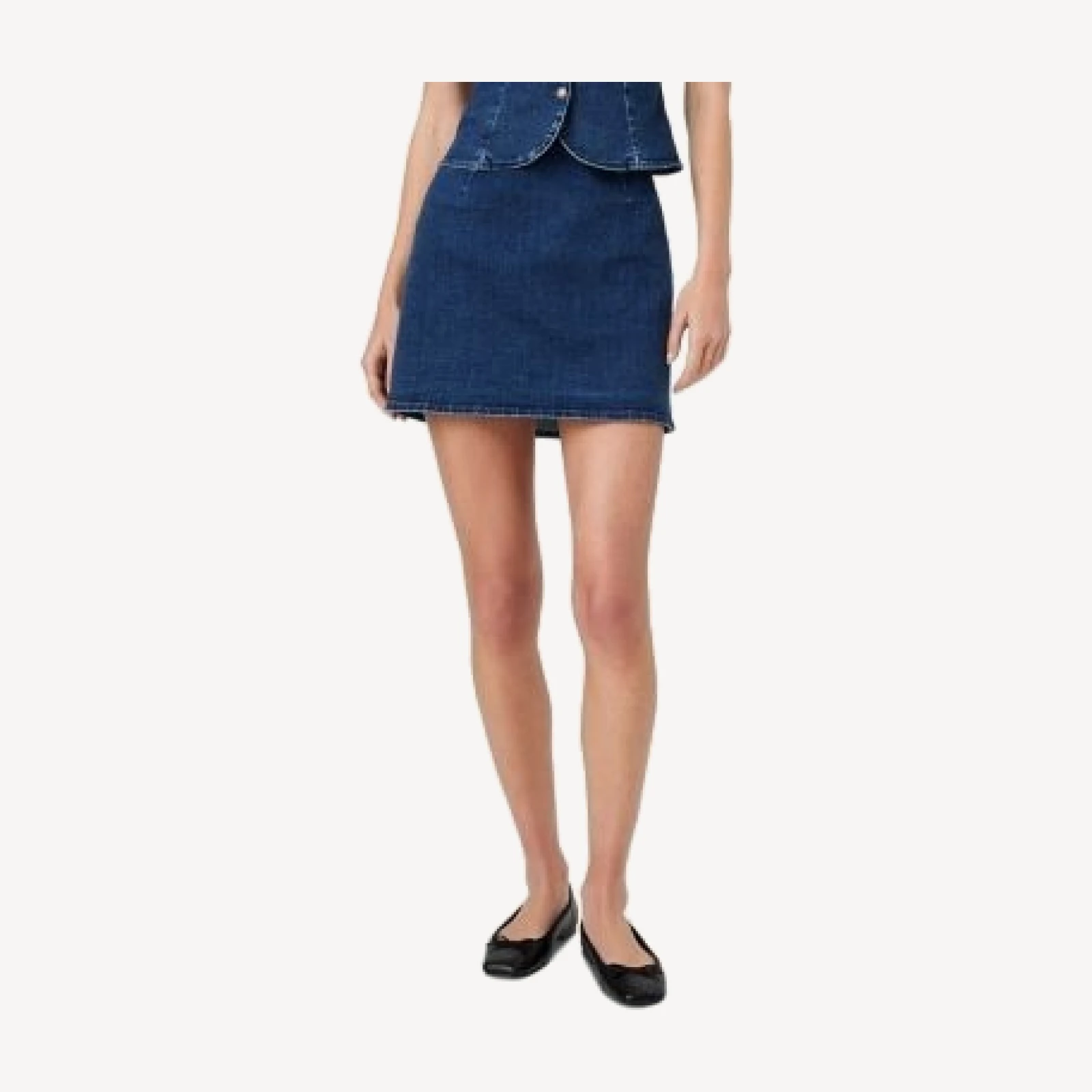 French Connection Delancey Denim Mini Skirt