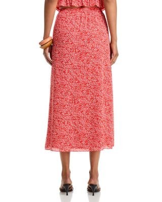French Connection Agnes Crepe Midi Skirt