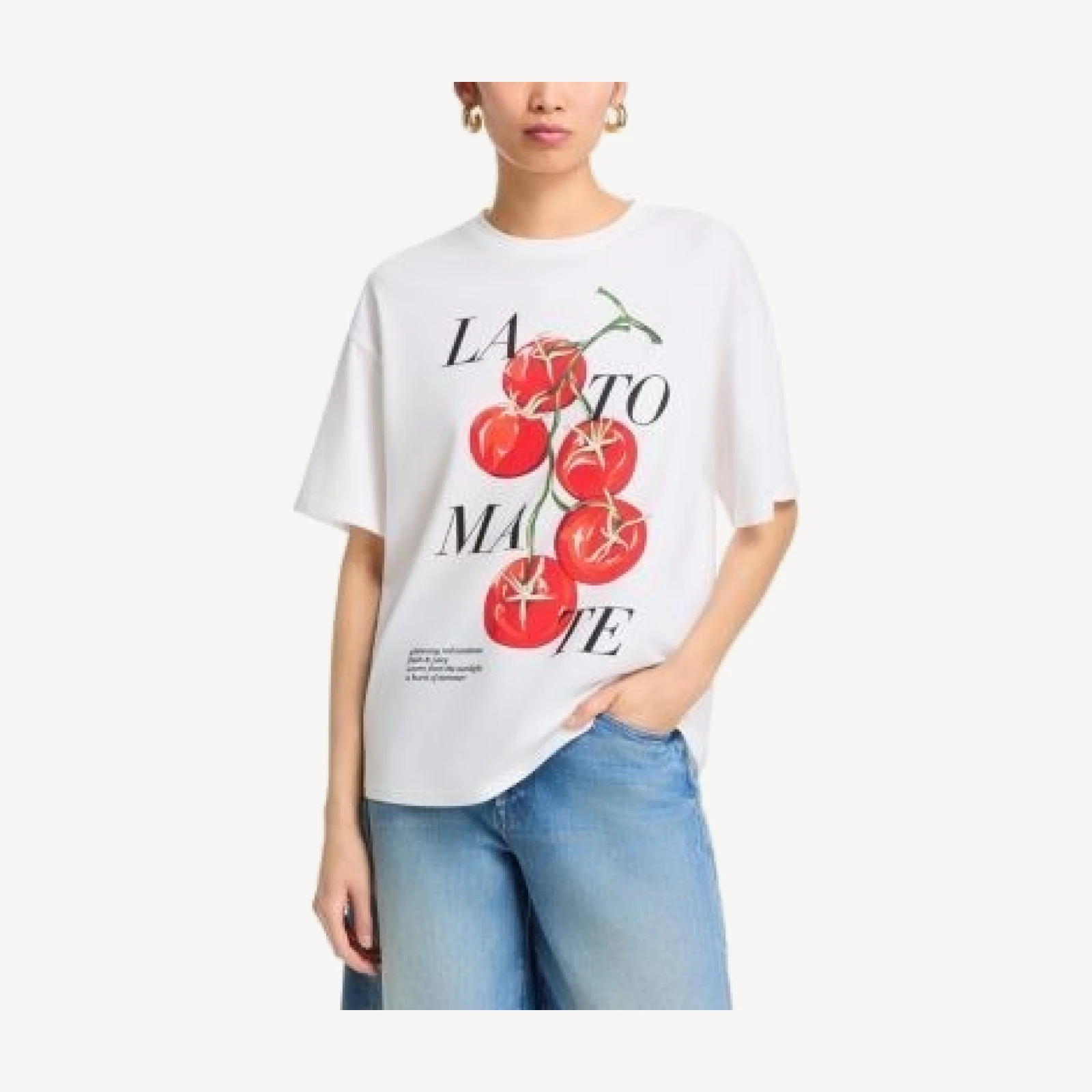French Connection La Tomate Oversized Tee