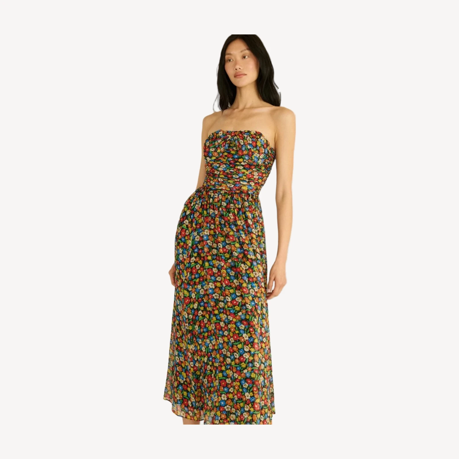 MARGUERITE DRESS -- BEGONIA BLOSSOM