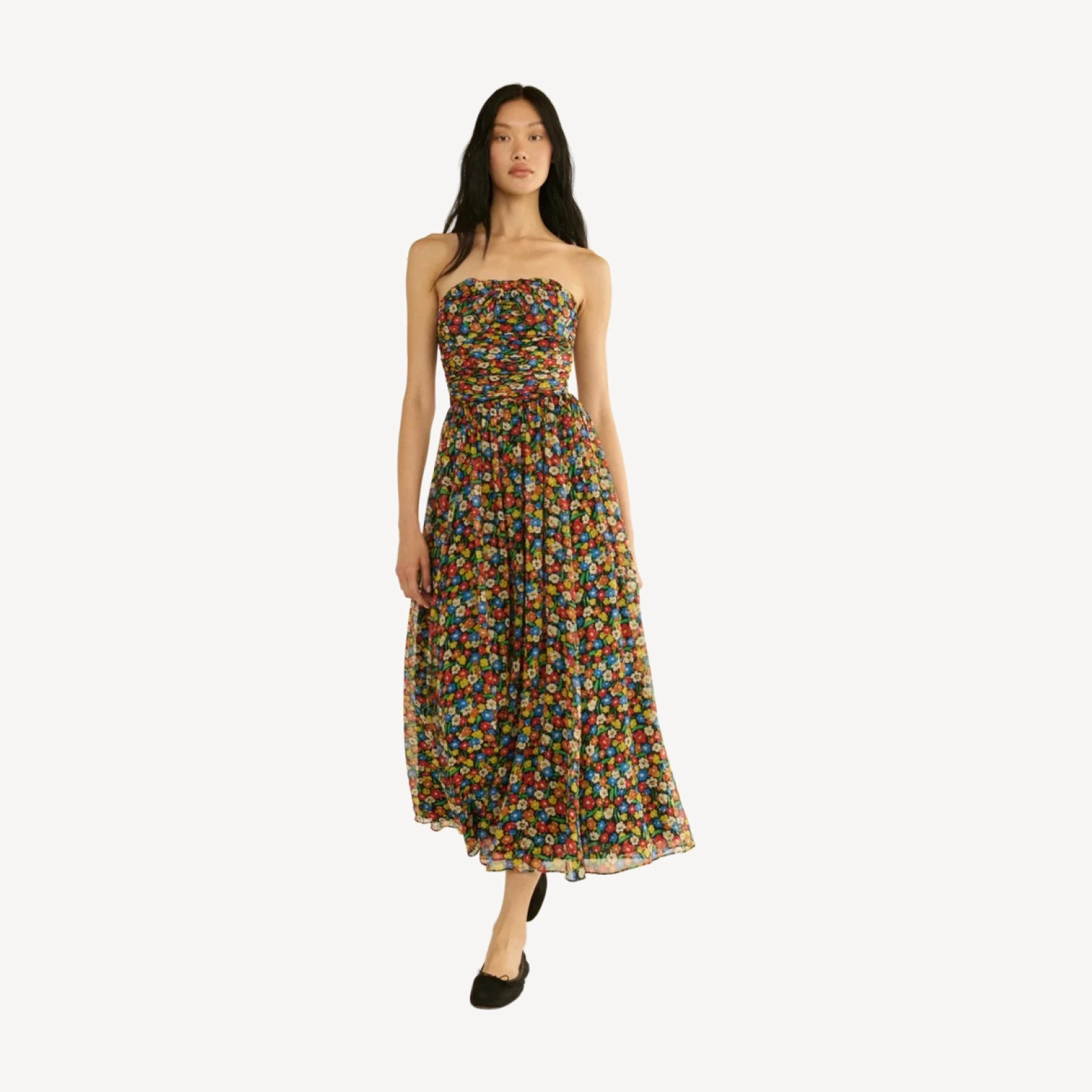 MARGUERITE DRESS -- BEGONIA BLOSSOM