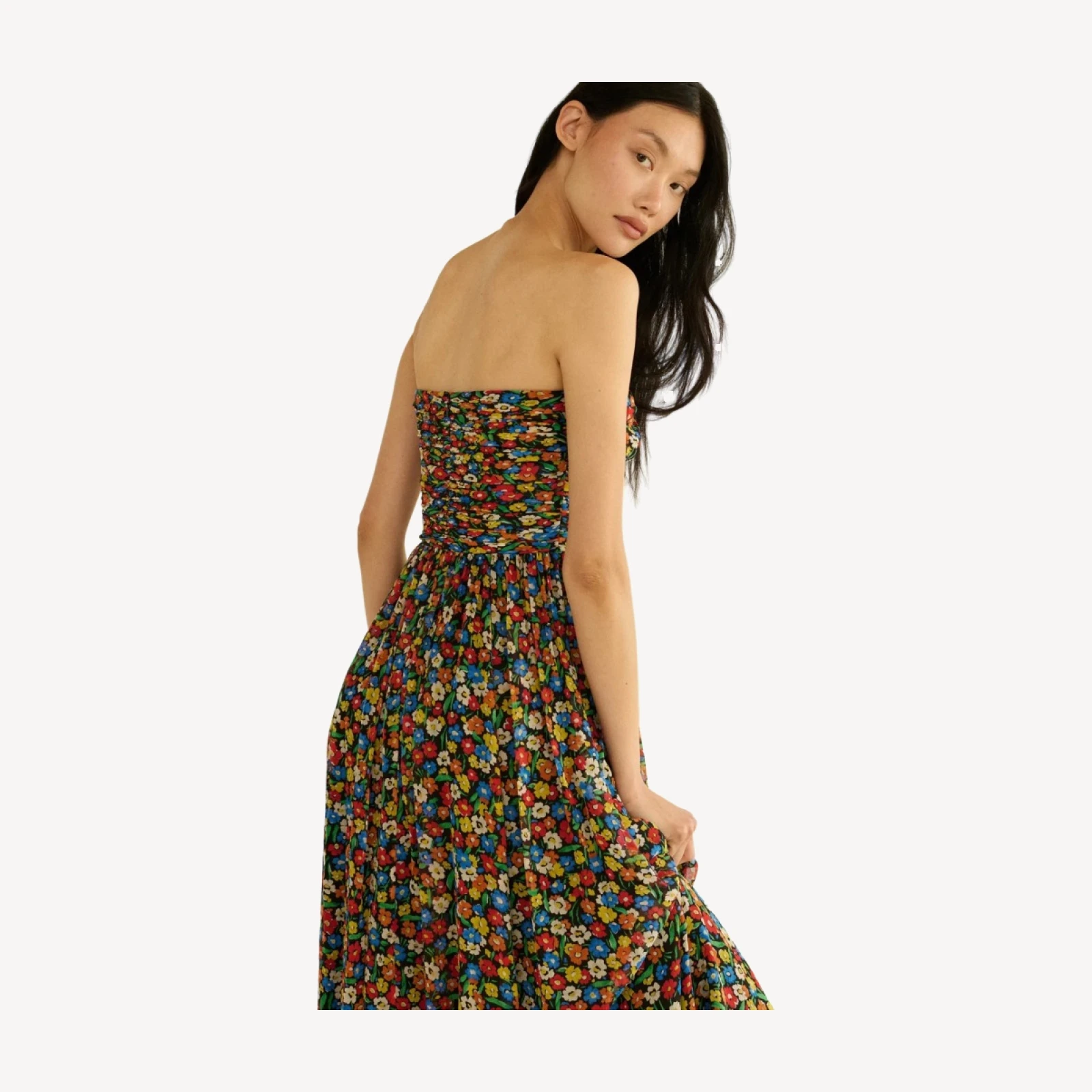 MARGUERITE DRESS -- BEGONIA BLOSSOM