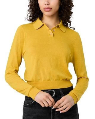 French Connection Nola Knit Polo Top