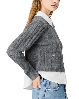 French Connection Aleyna Mixed Media Sweater