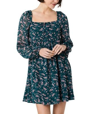 French Connection Marina Lucia Floral Print Dress