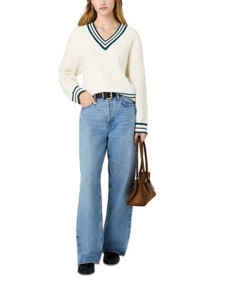French Connection Aleyna Knit V Neck Sweater