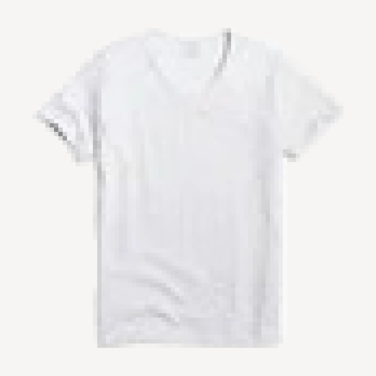 Signature V-Neck Tee in Pure White