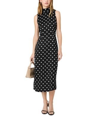 French Connection Ennis Satin Midi Dress