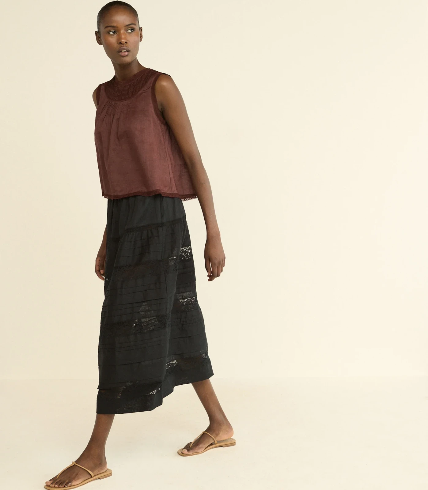 LILETTA TOP -- DAHLIA