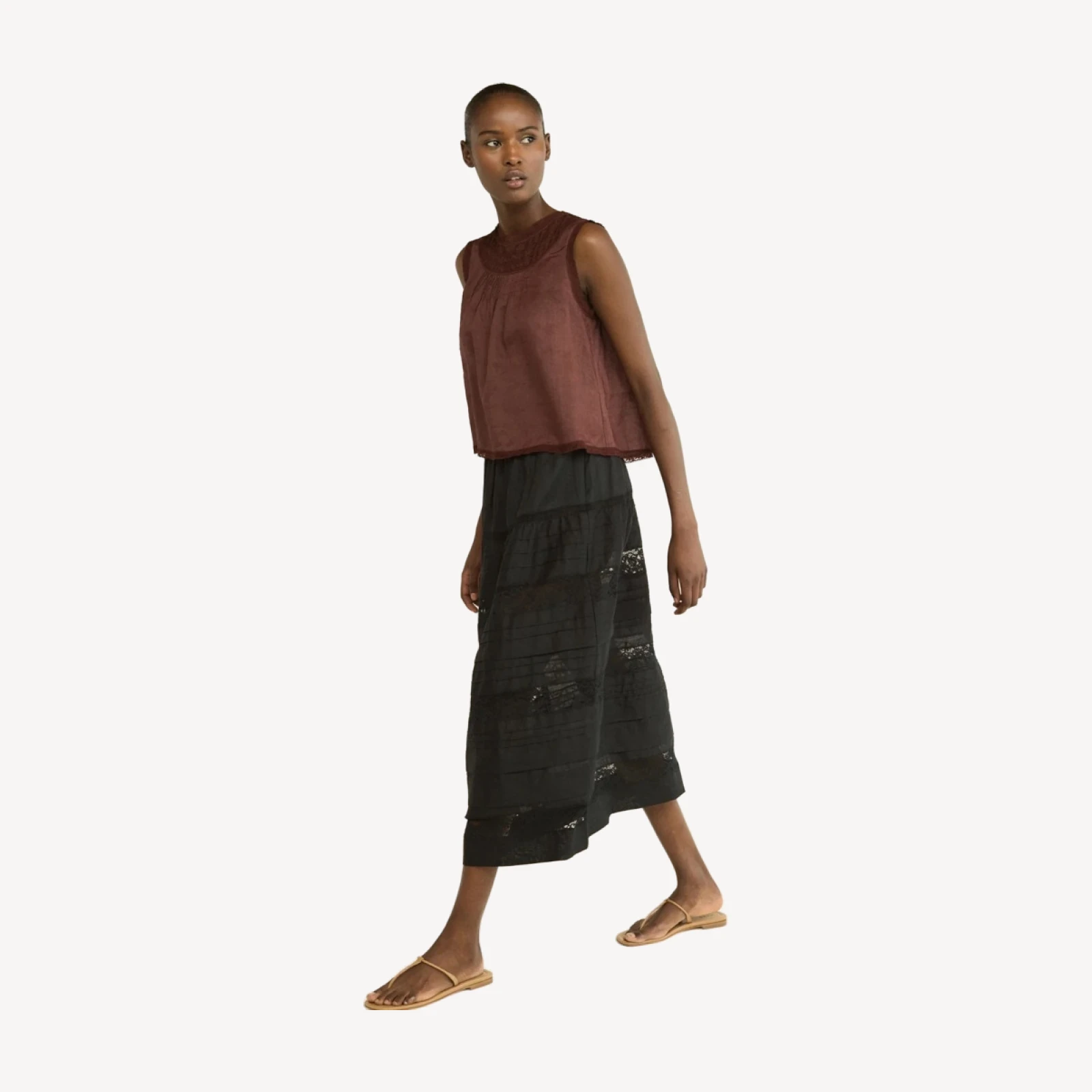 LILETTA TOP -- DAHLIA