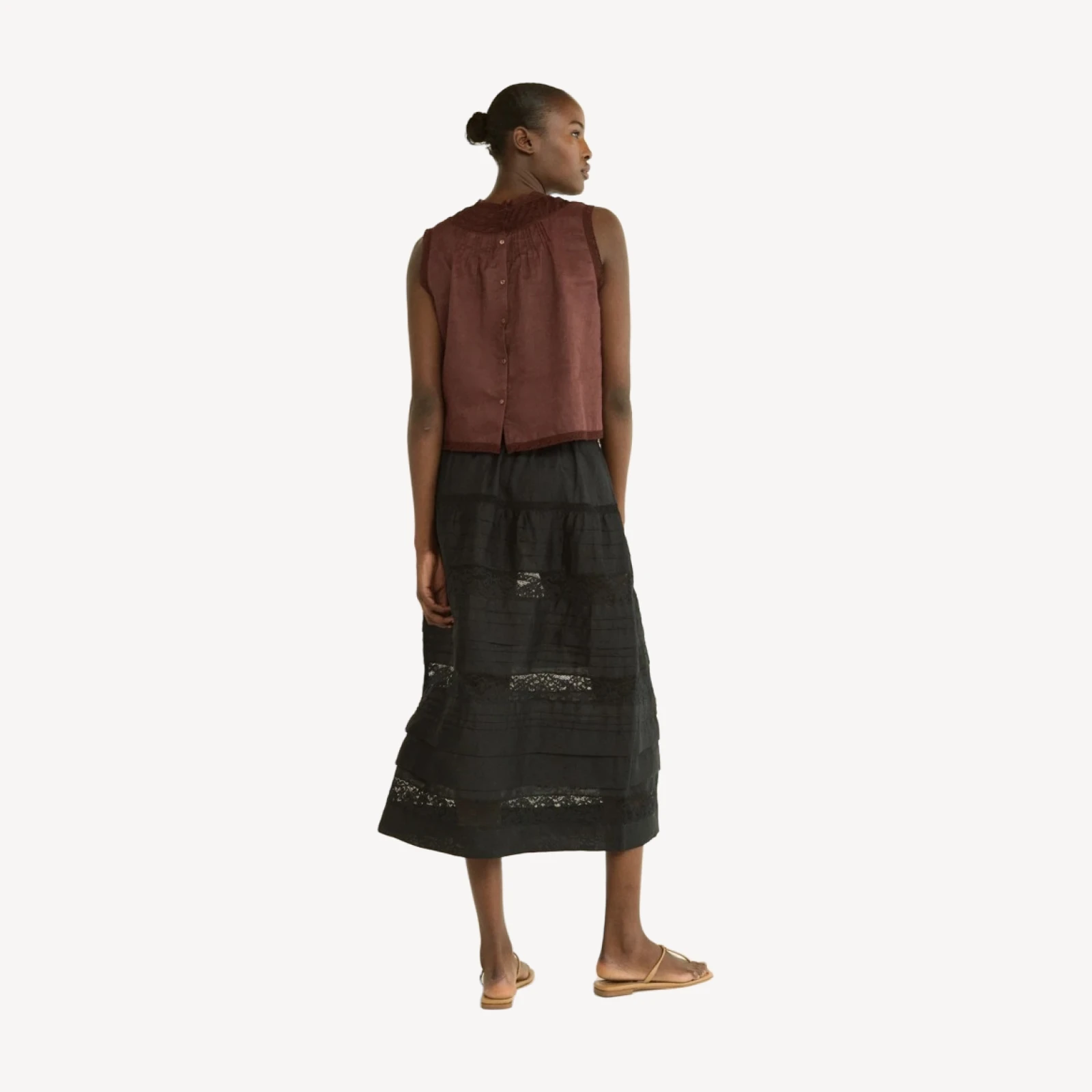 LILETTA TOP -- DAHLIA