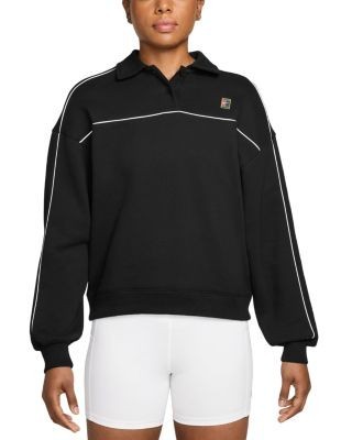 Nike Court Collection Long Sleeve Fleece Tennis Top