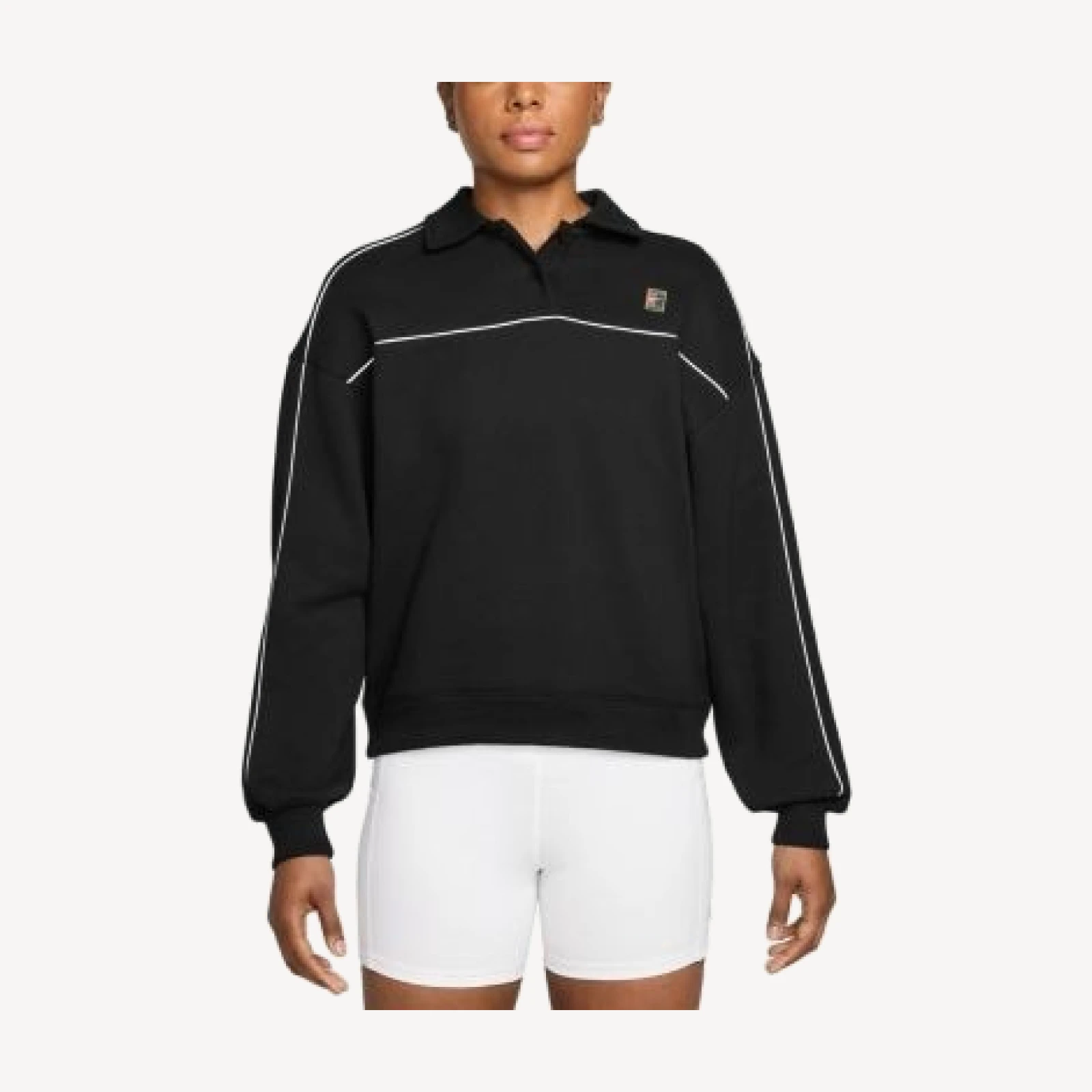 Nike Court Collection Long Sleeve Fleece Tennis Top
