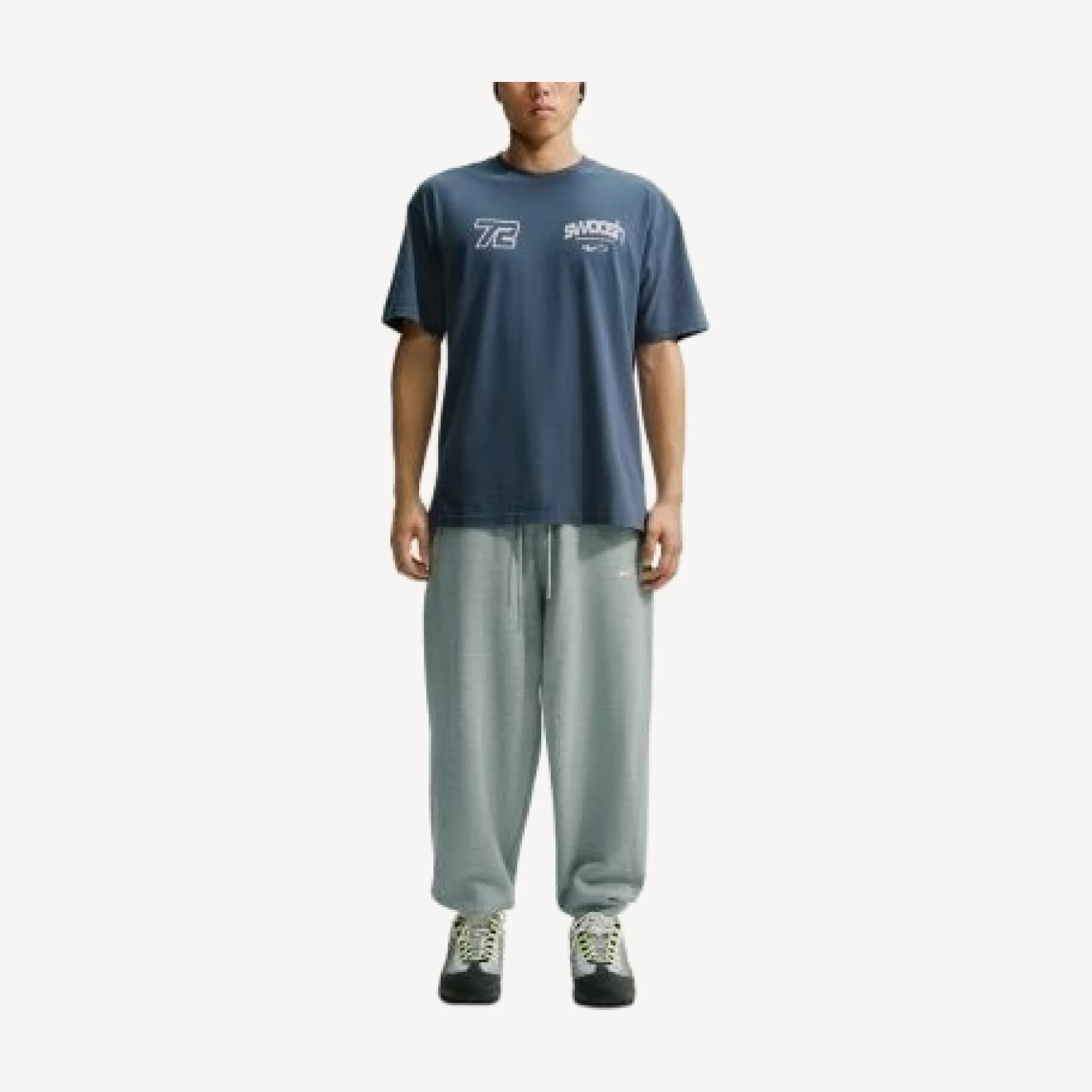 Nike Sportswear Swoosh Graphic Cotton T-Shirt