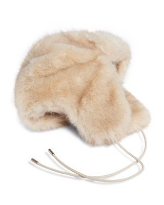 Aqua Faux Fur Trapper Hat - Exclusive