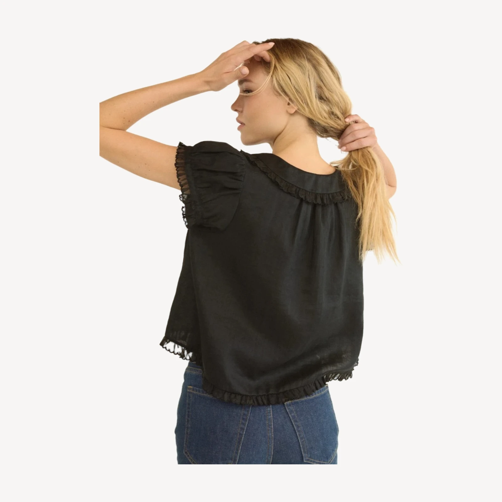KARINA TOP -- BLACK