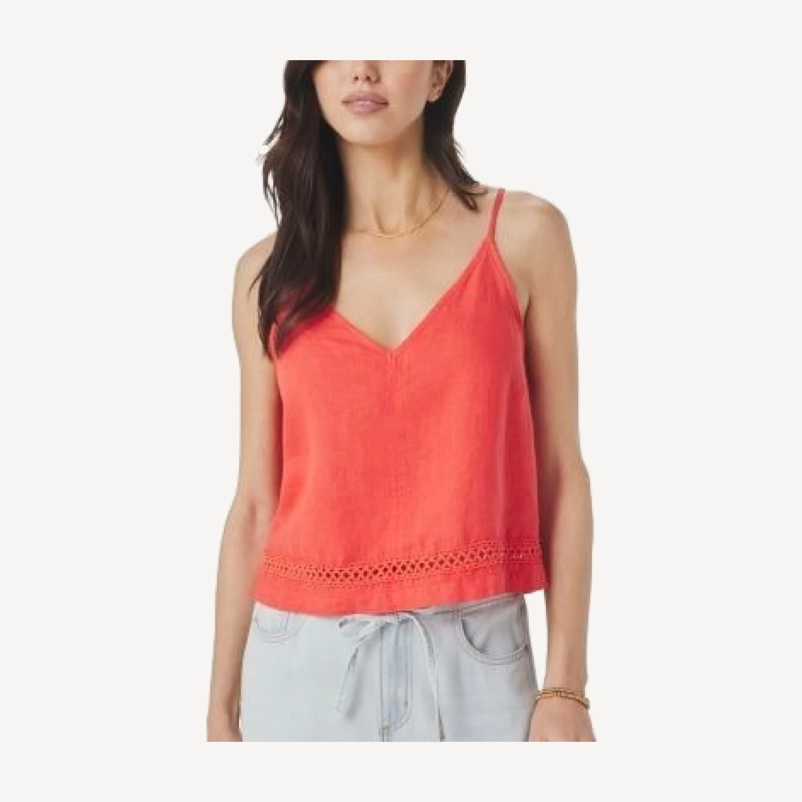 Splendid Stella Linen Spaghetti Tank
