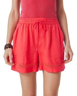 Splendid Stella Linen Trim Shorts
