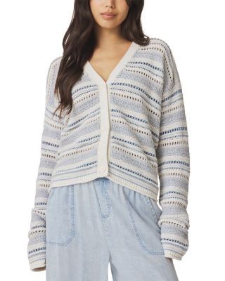 Splendid Addison Stripe Cardigan Sweater