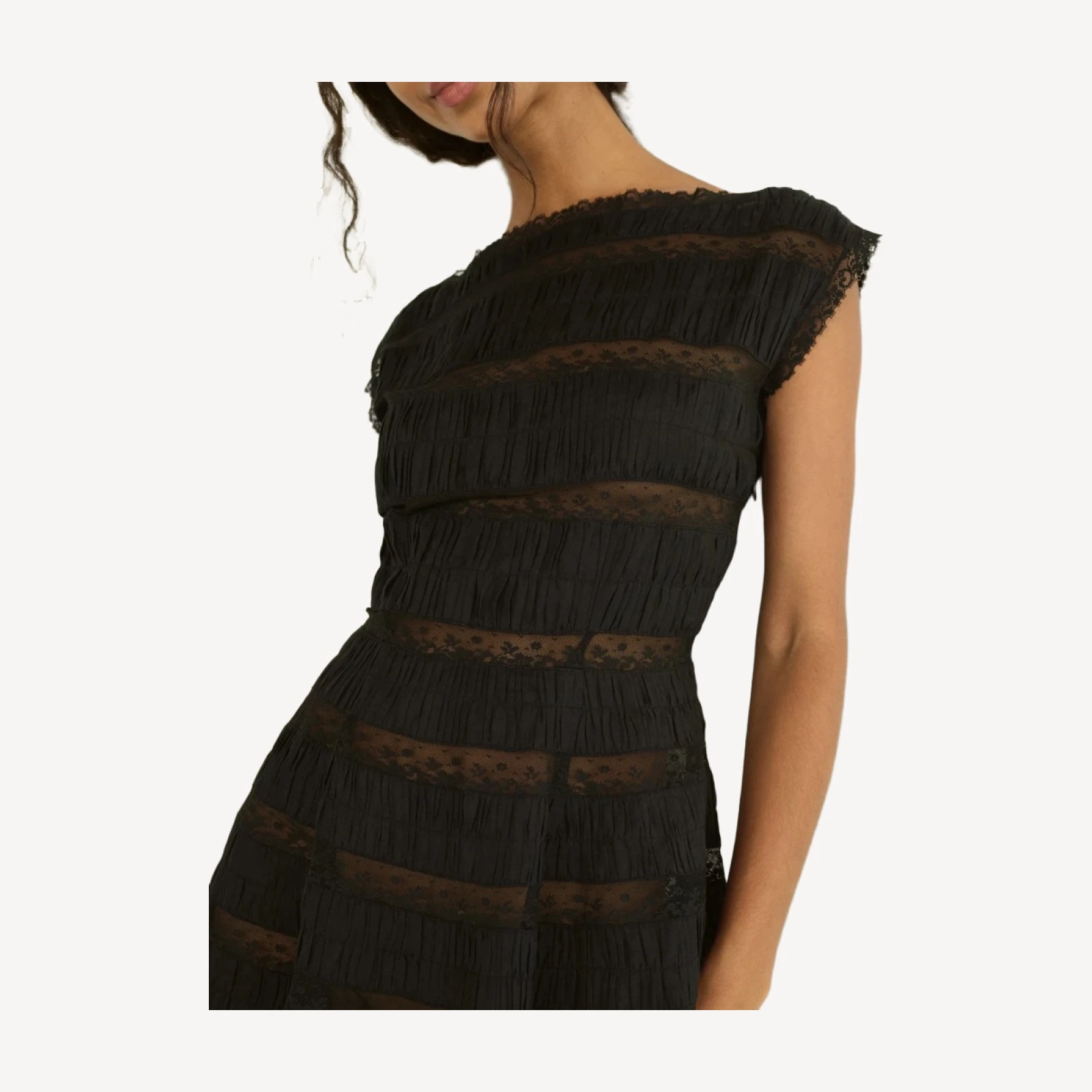 CORNELLA DRESS -- BLACK