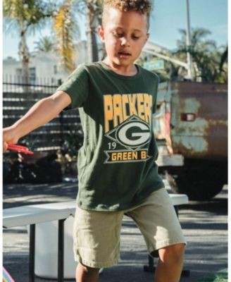 Junk Food Clothing Unisex Nfl Green Bay Packers Ovetime Tee - Little Kid, Big Kid