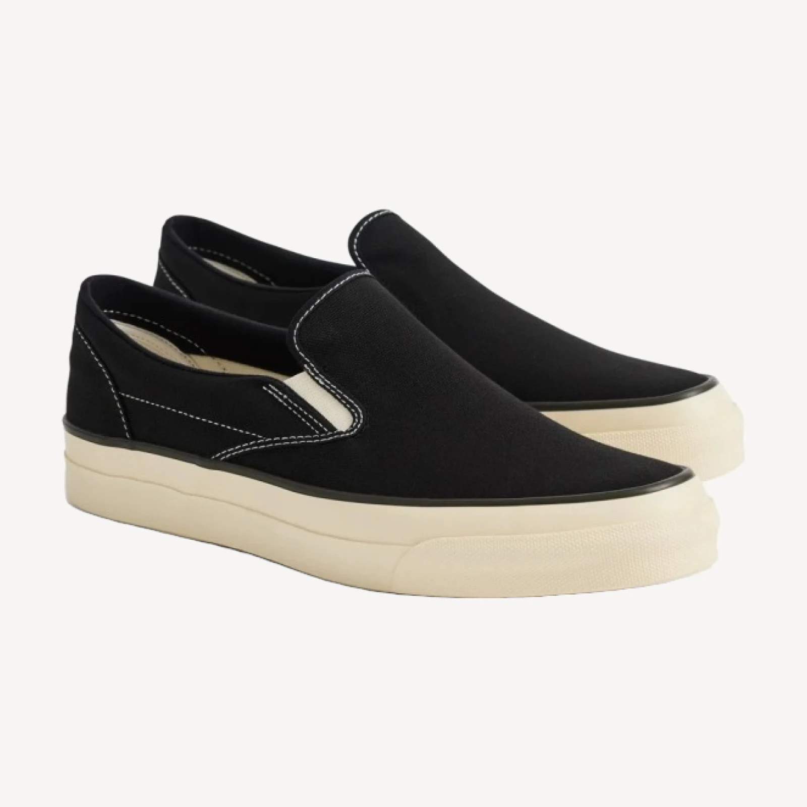 Black Moonstar Vintage Decksport Slip On