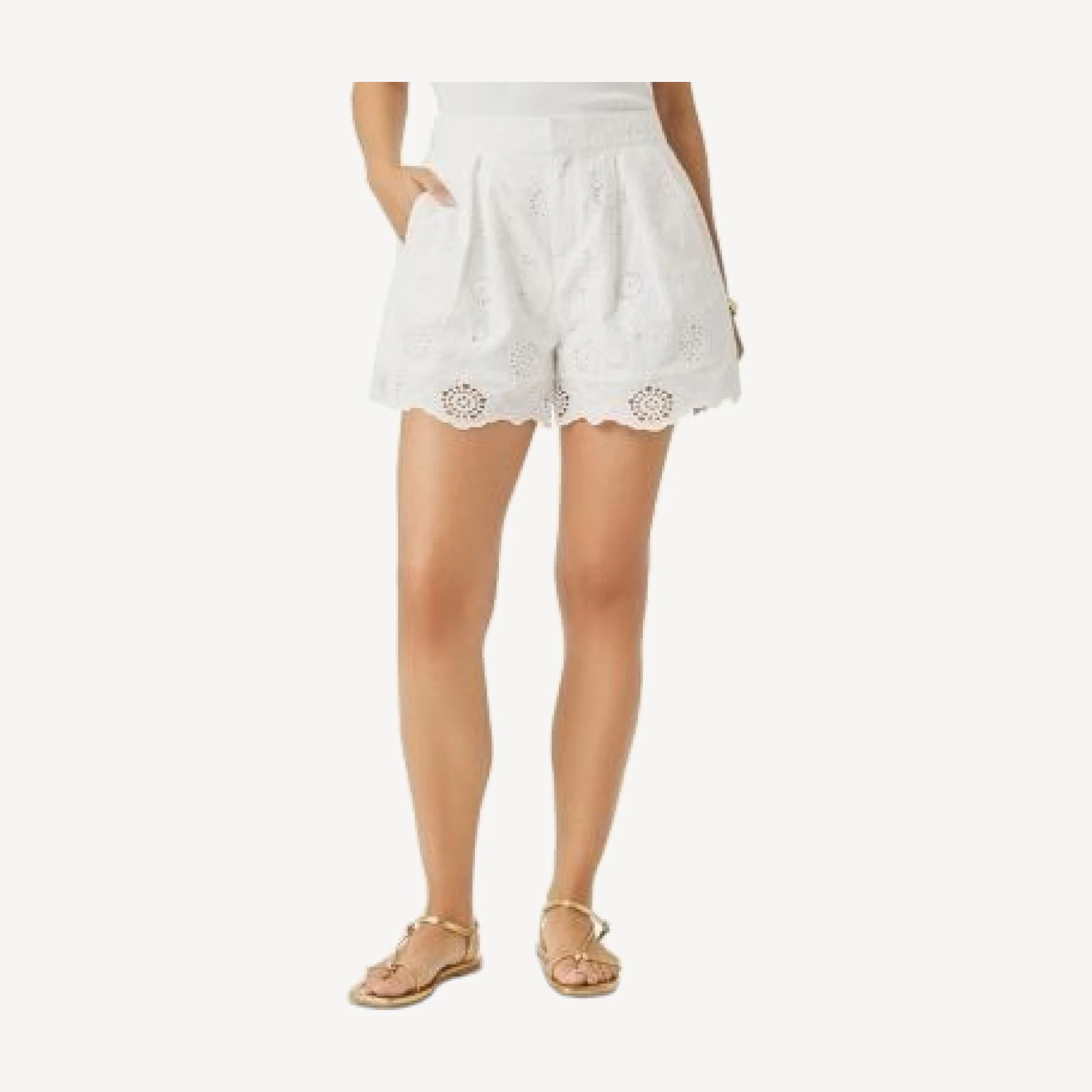 Splendid x @Cellajaneblog Eyelet Shorts