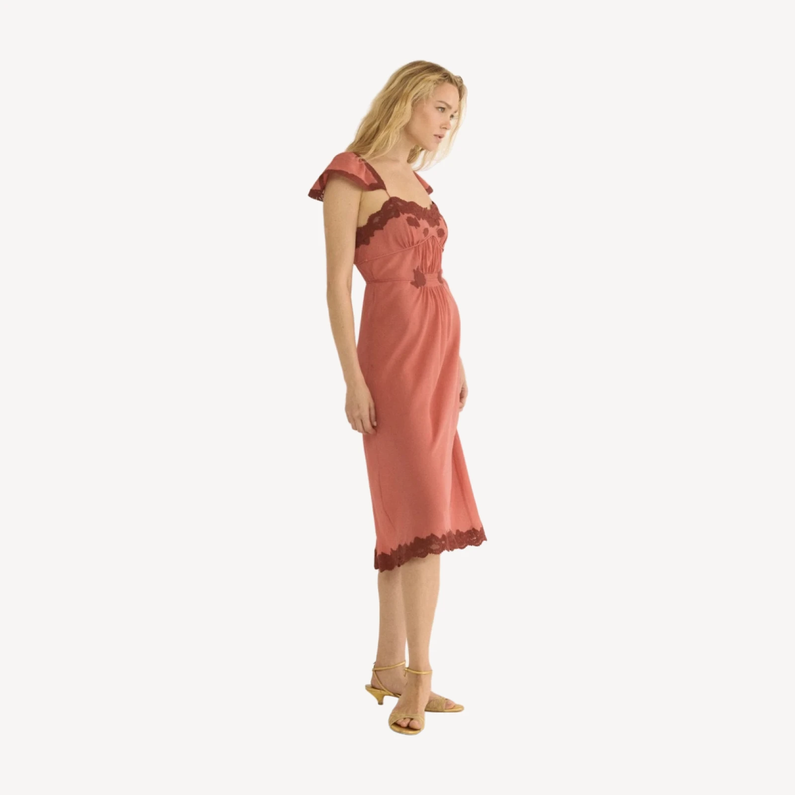 CORIELLE DRESS -- MIRAGE PINK