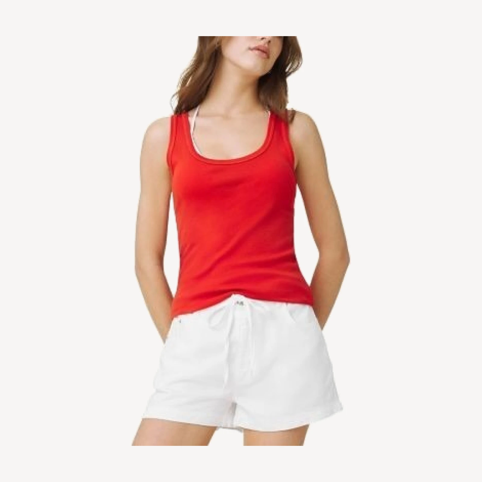 Splendid Fine Rib Scoop Neck Tank