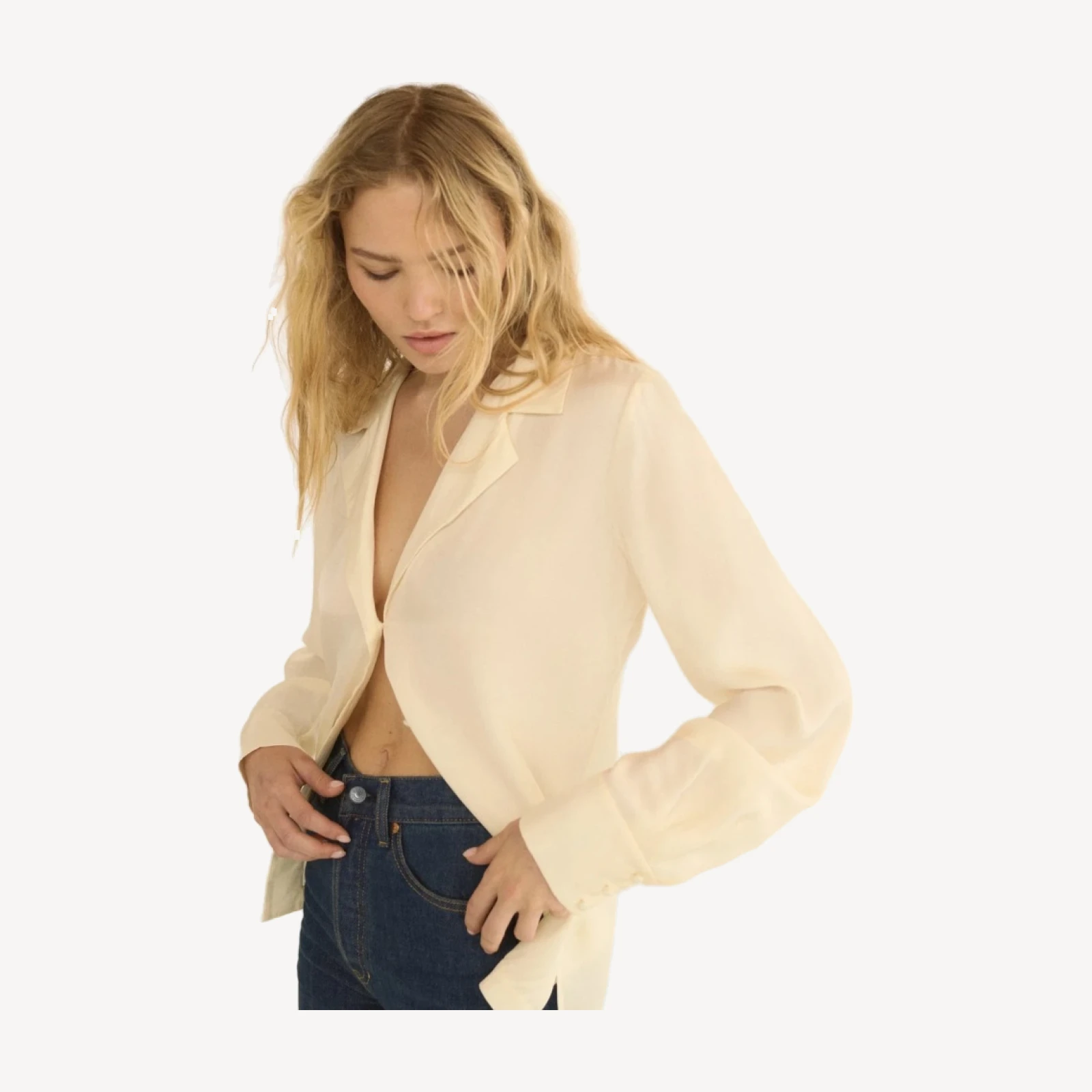 DORSIA TOP -- SEA SALT