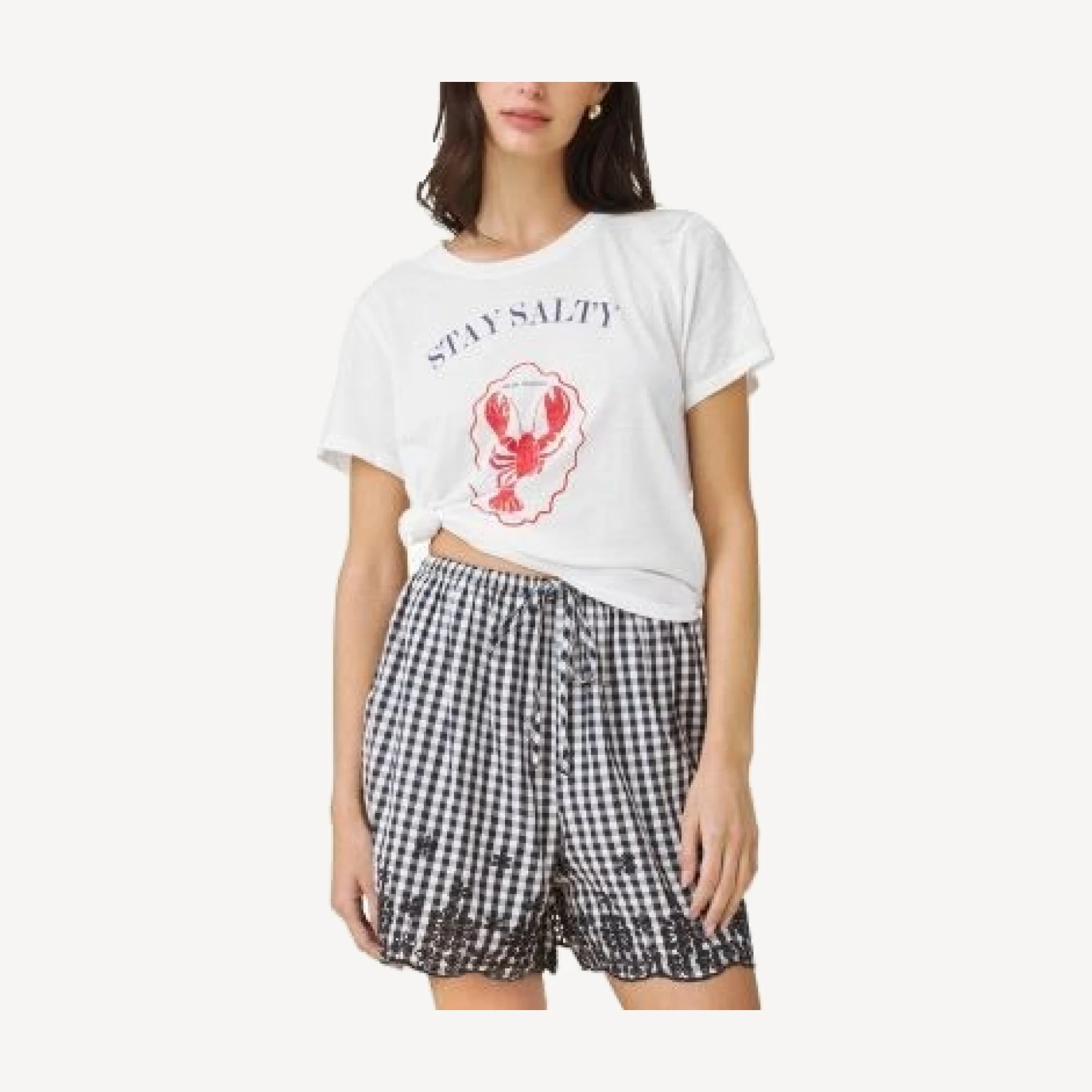 Splendid Stay Salty Graphic Tee